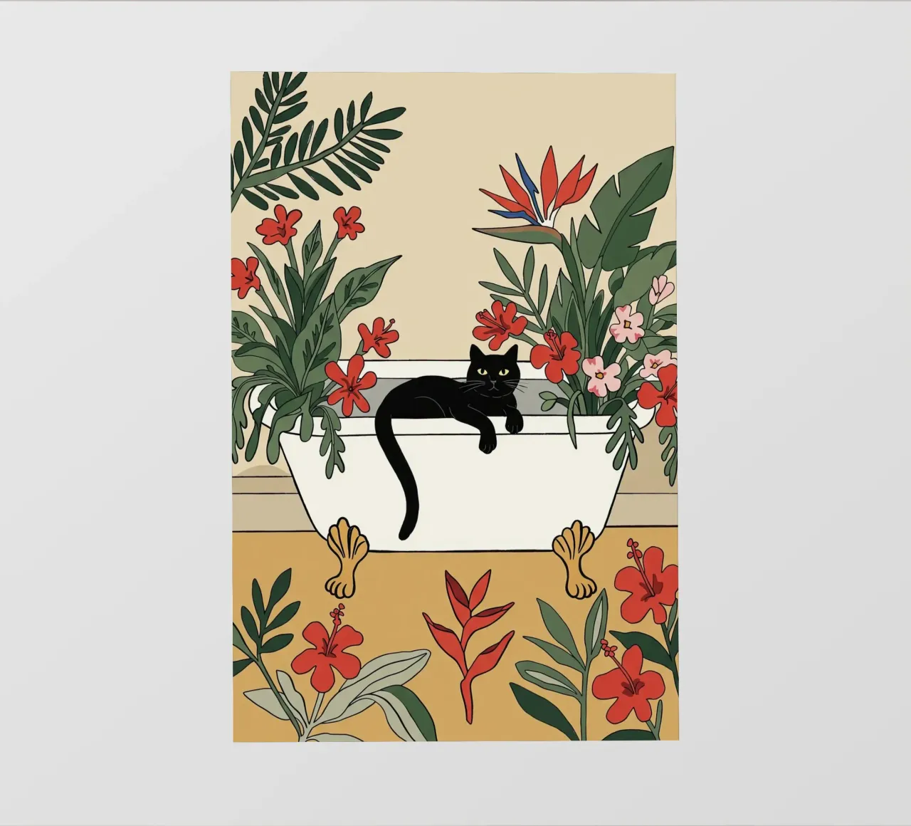 Badtijd! fotobehang van Art Center