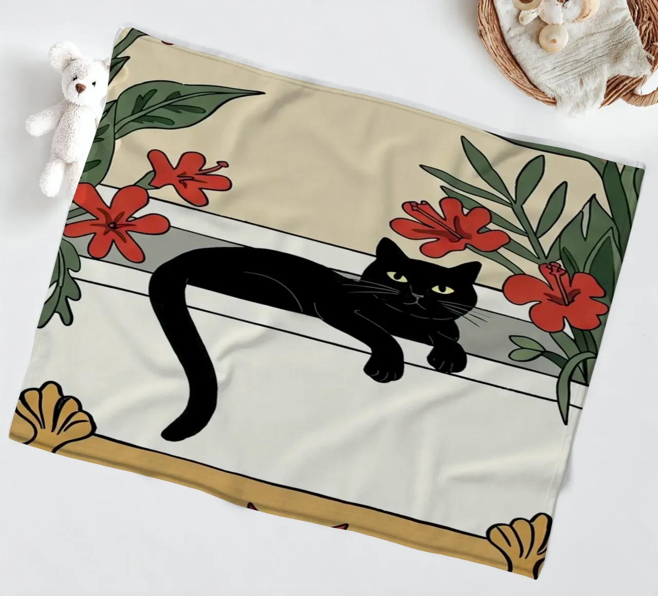 Badezeit! Fleecedecke von Art Center