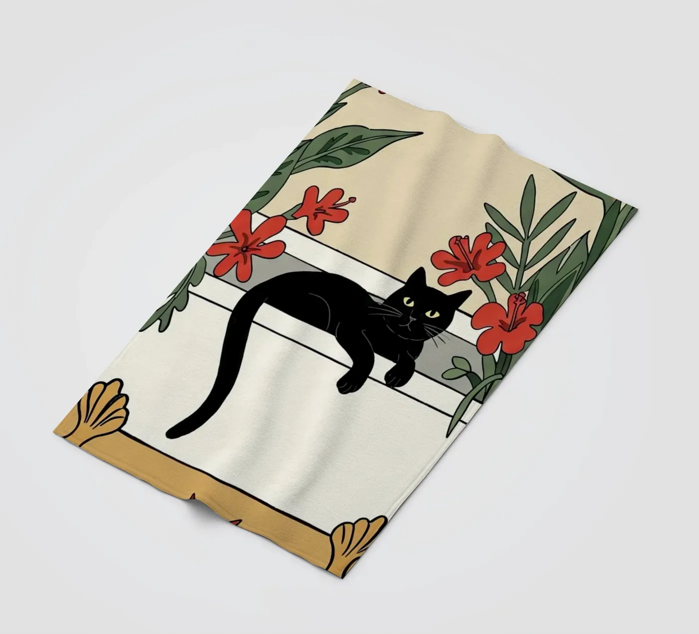 Badtijd! fleecedeken van Art Center