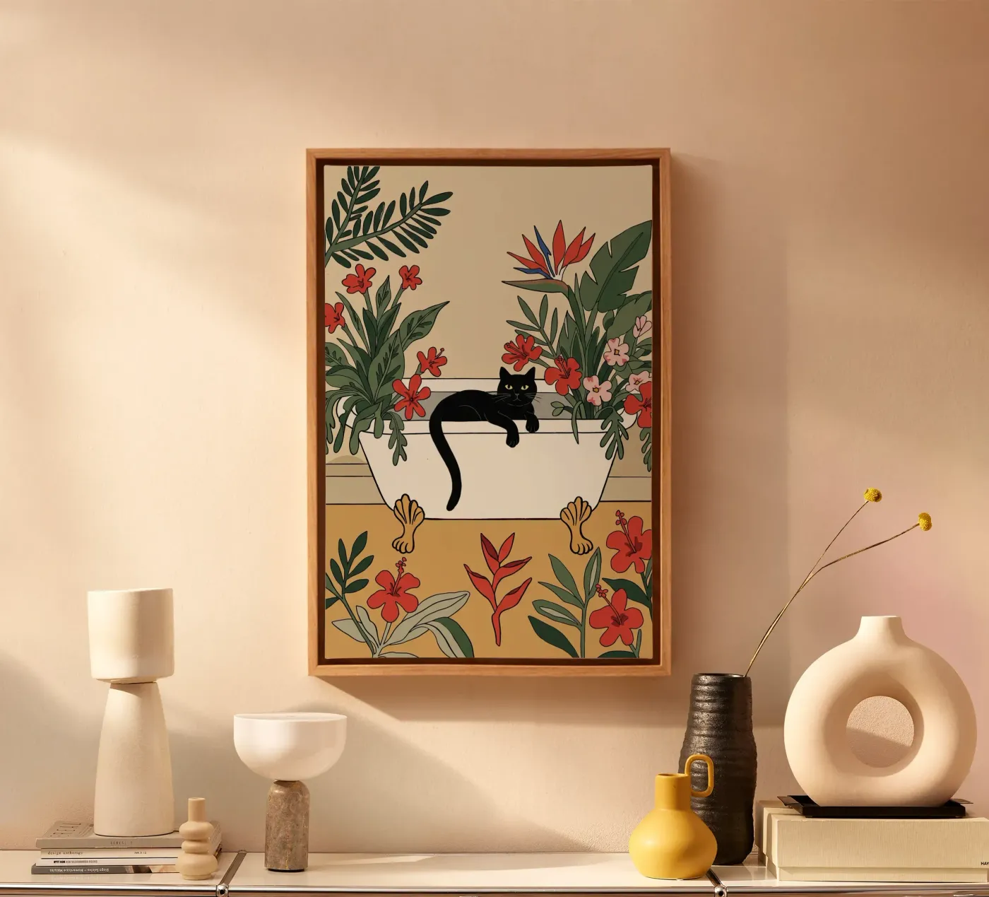 Ora del bagno! tela da Art Center