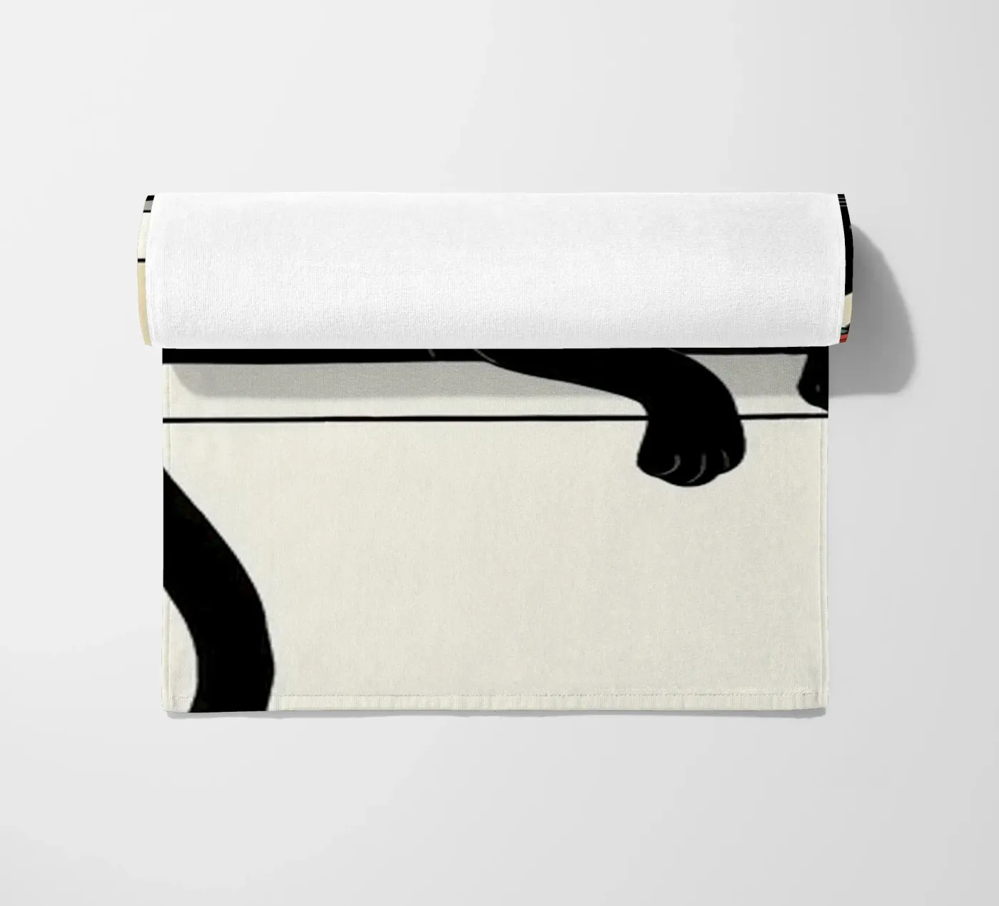 Bath time! beach towel by Art Center