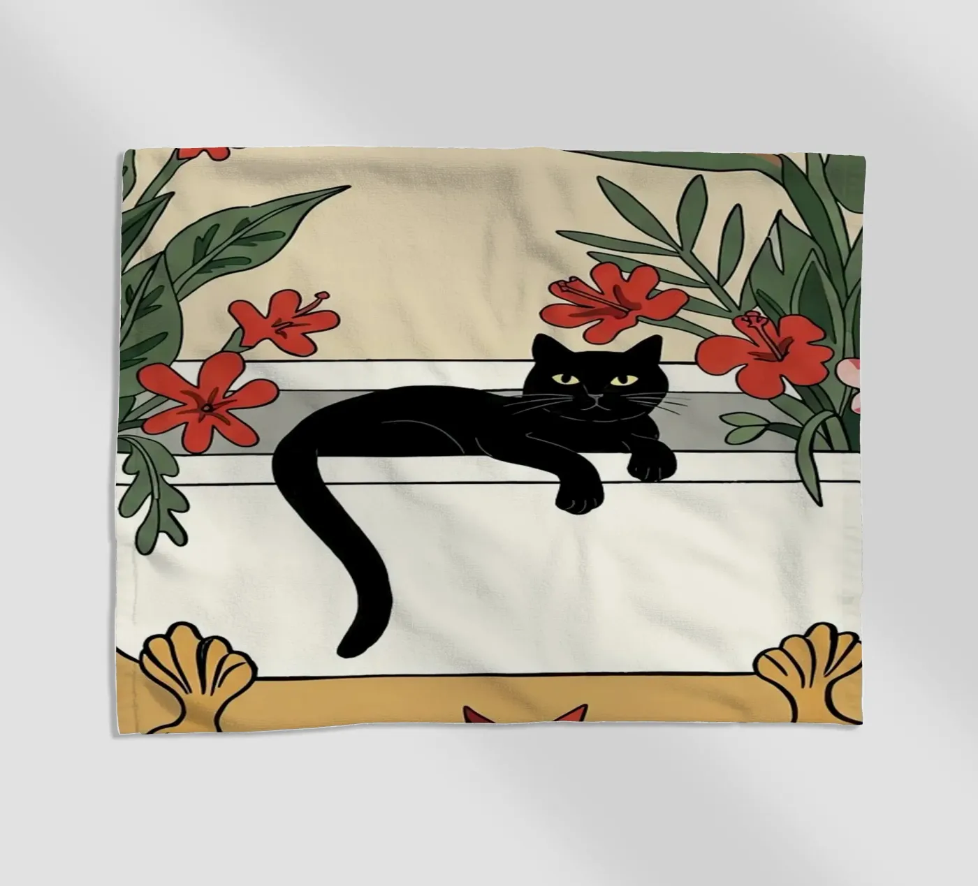 Bath time! beach towel by Art Center