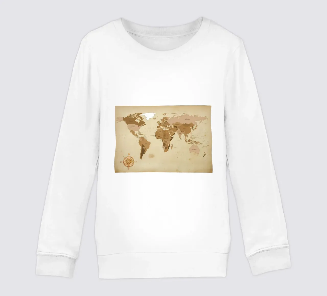 mappa del mondo felpa bambino da Aiden Garcia