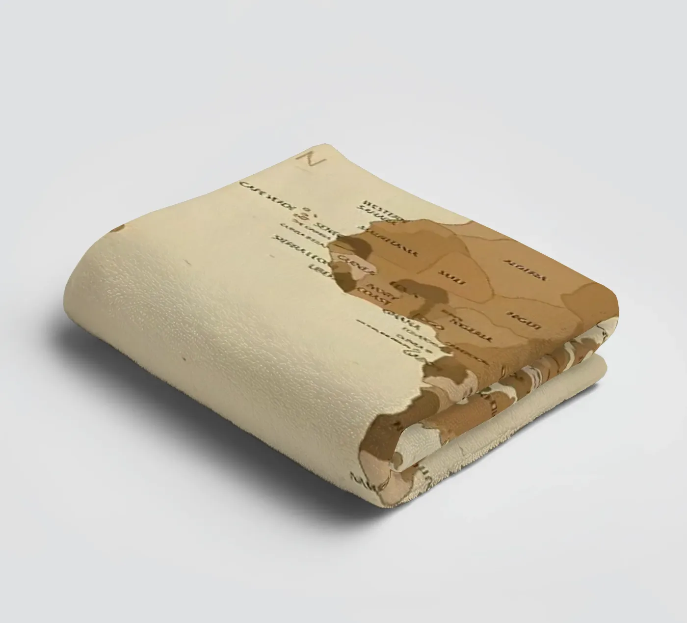 world map Handtuch von Aiden Garcia