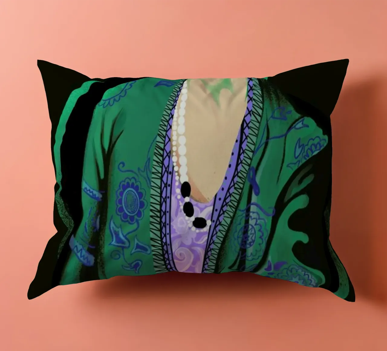 Tamene Lempiche decorative cushion by Kika illu