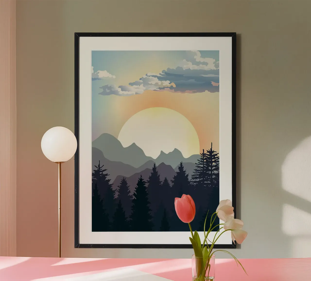 Poster Berge Hahnemühle von Bartosz Powalka