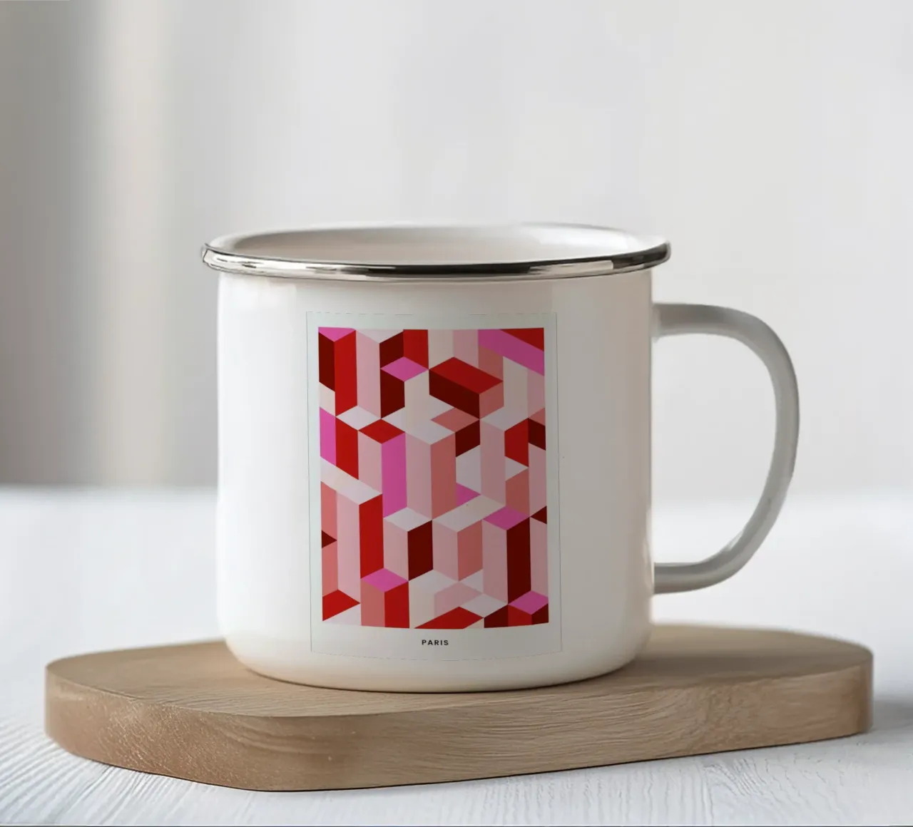 Paris tazza in smalto da daylight design studio