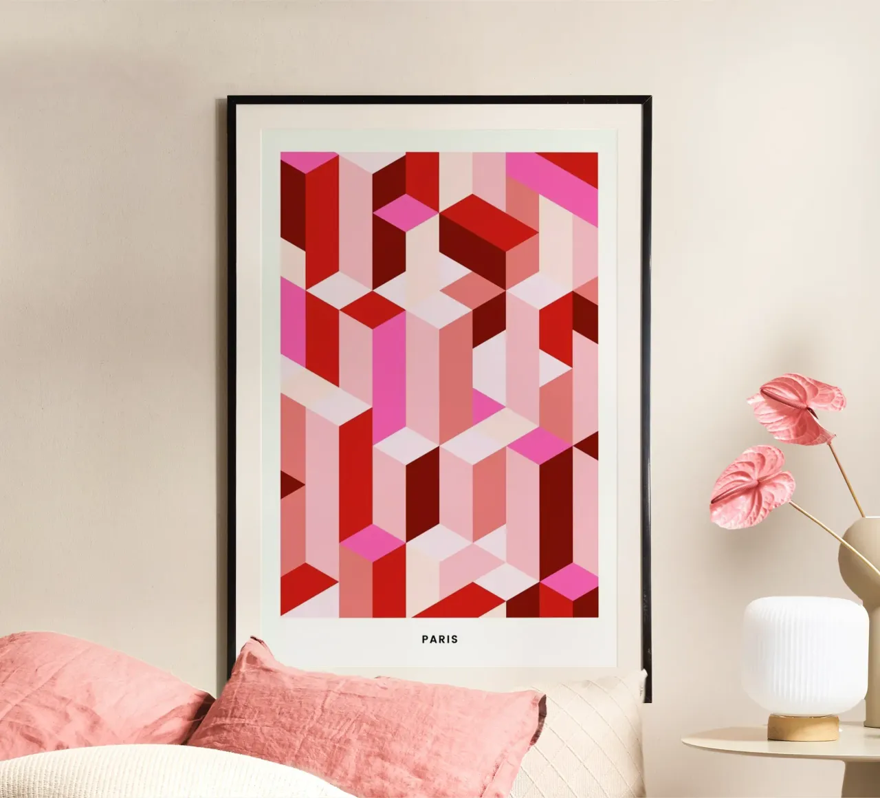 Paris poster con telaio in alluminio da daylight design studio
