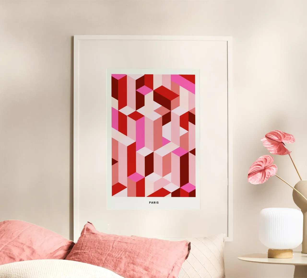 Paris poster con telaio in alluminio da daylight design studio