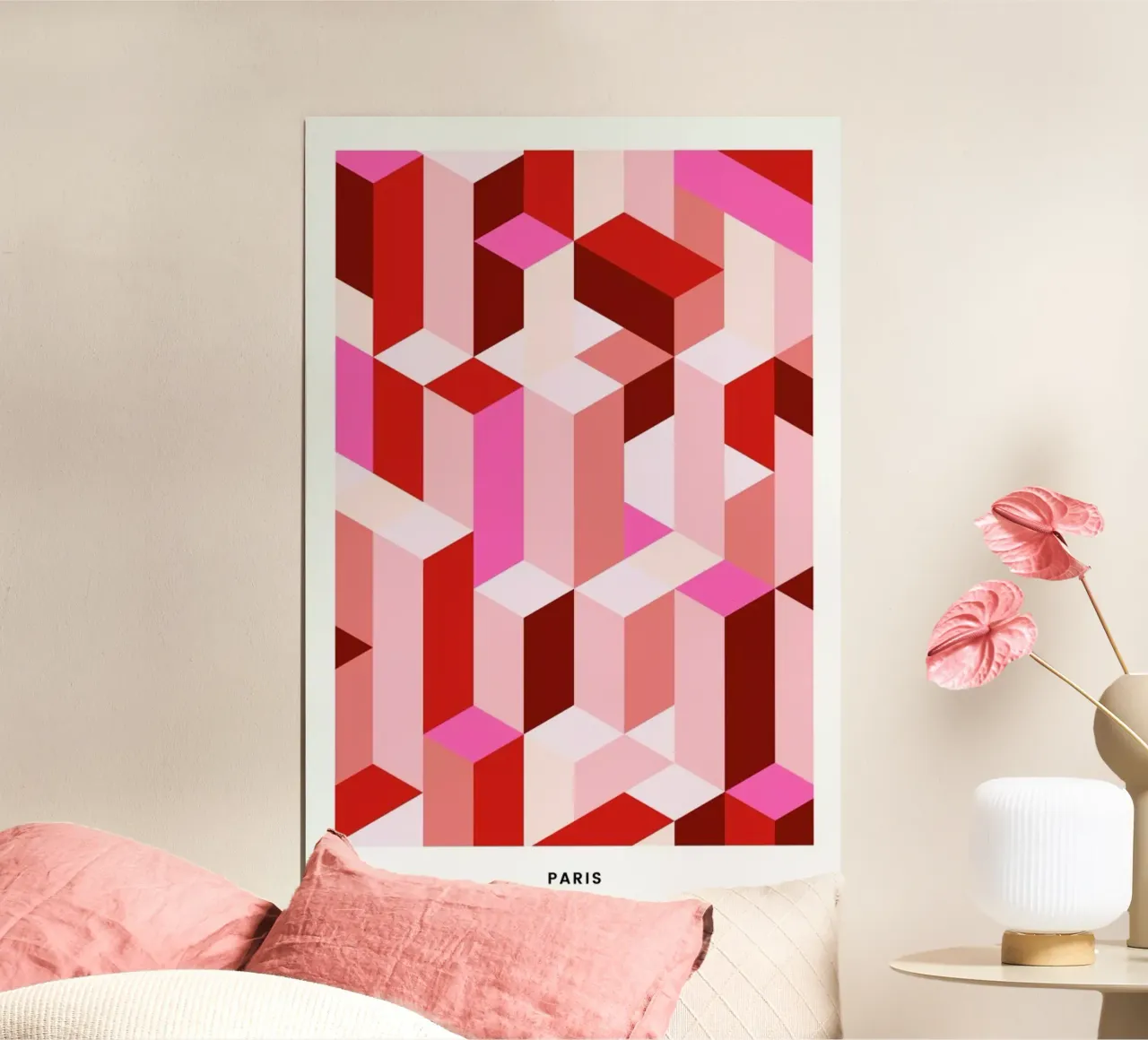 Paris poster con telaio in alluminio da daylight design studio