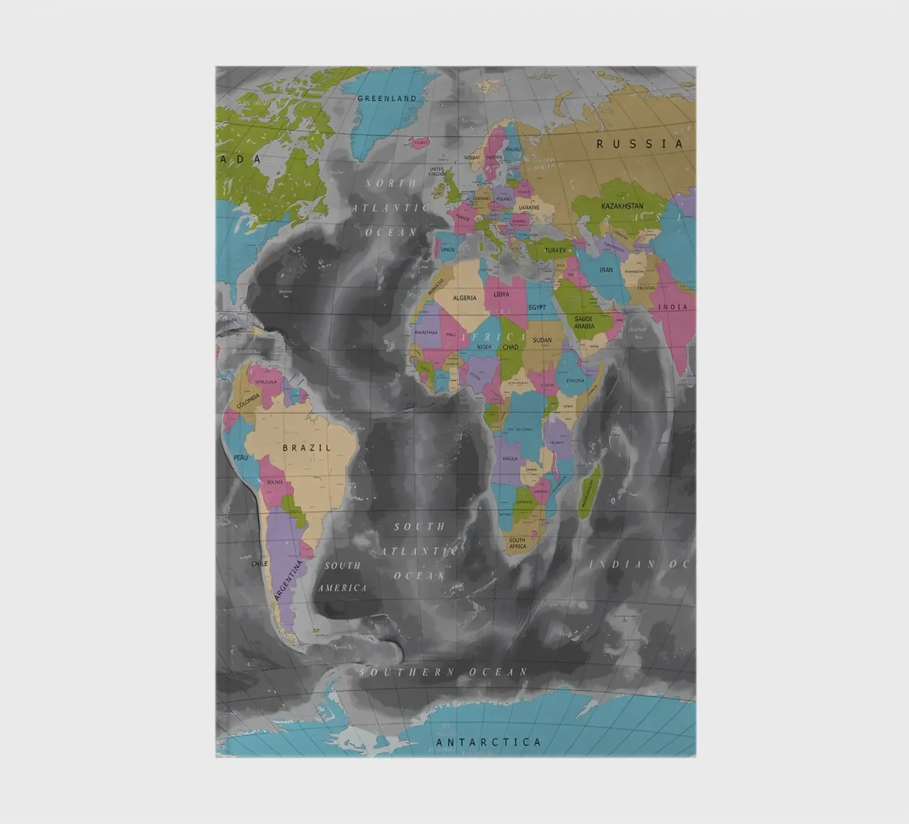 Political world map notebook by Aiden Garcia