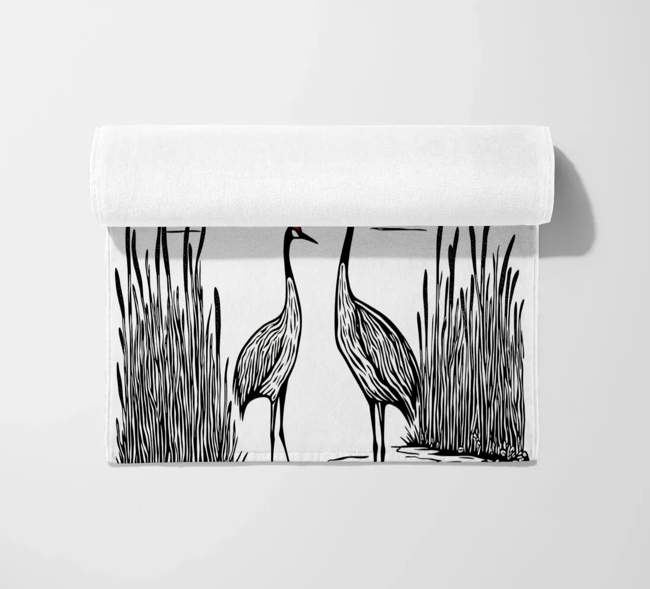 Cranes in Harmony telo mare da Indigo Rain