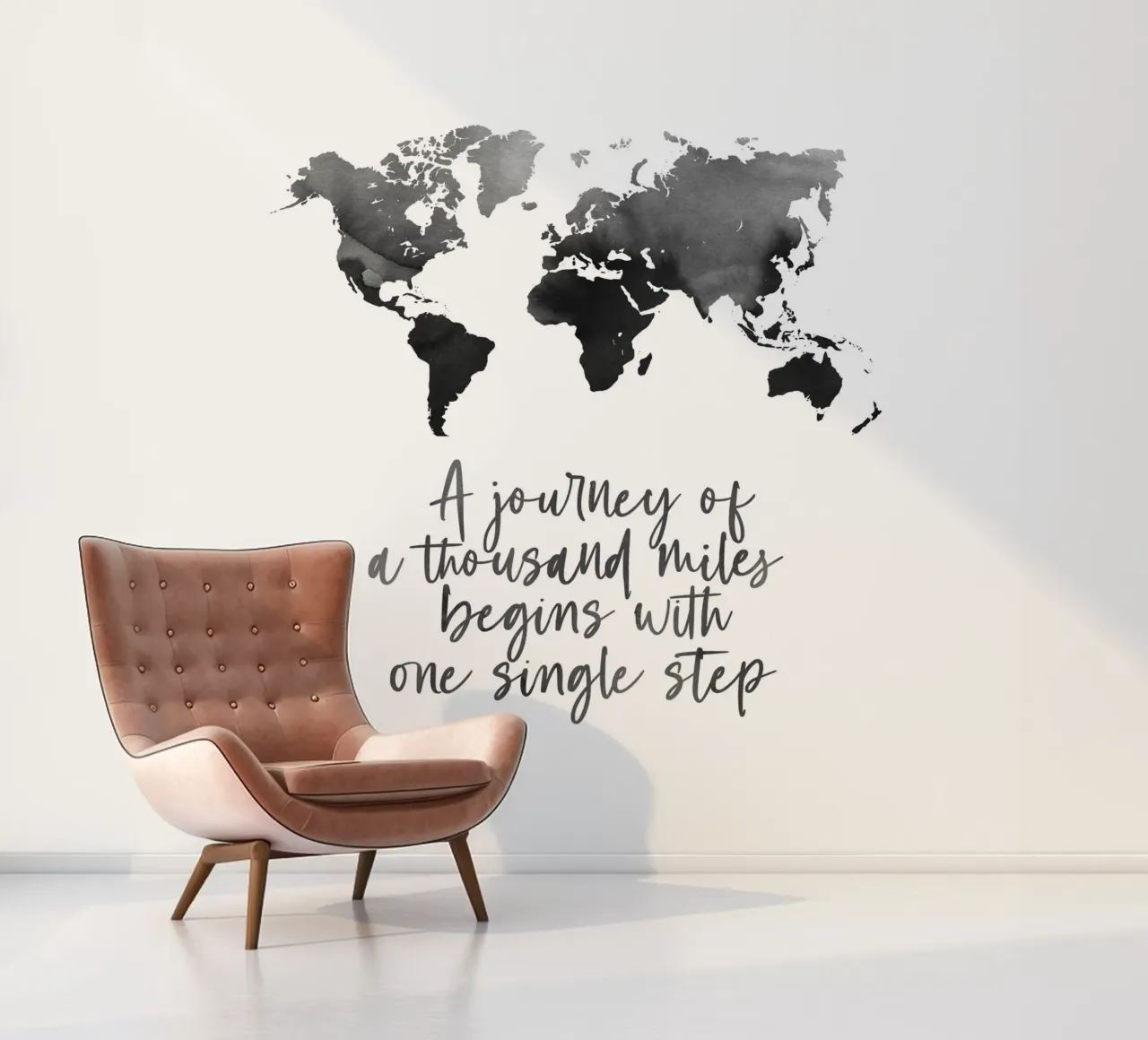 A thousand miles Fototapete von BAINAI QUOTES