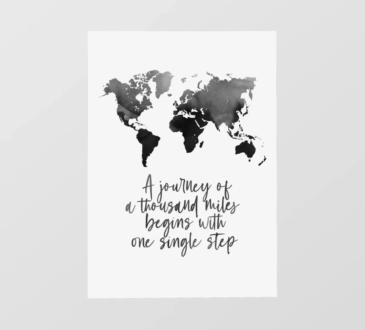 A thousand miles Fototapete von BAINAI QUOTES