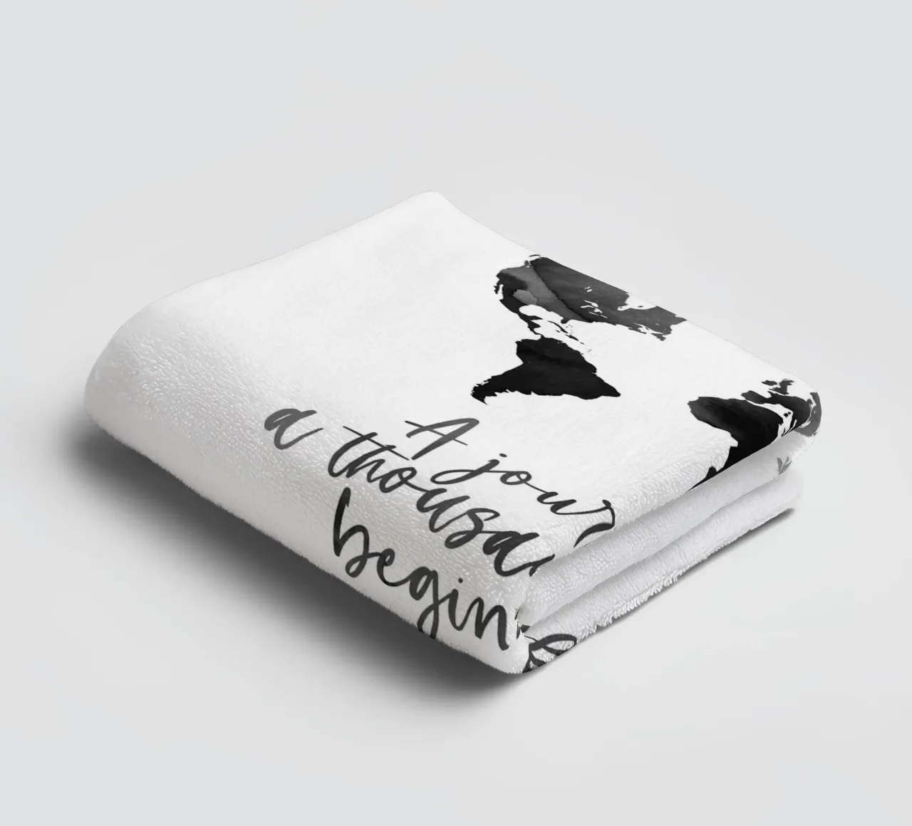 A thousand miles asciugamano da bagno da BAINAI QUOTES