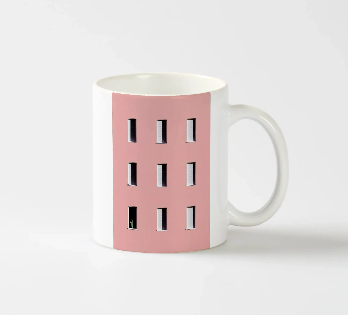 Sunbathing Cactus ceramic mug by Rupert Höller