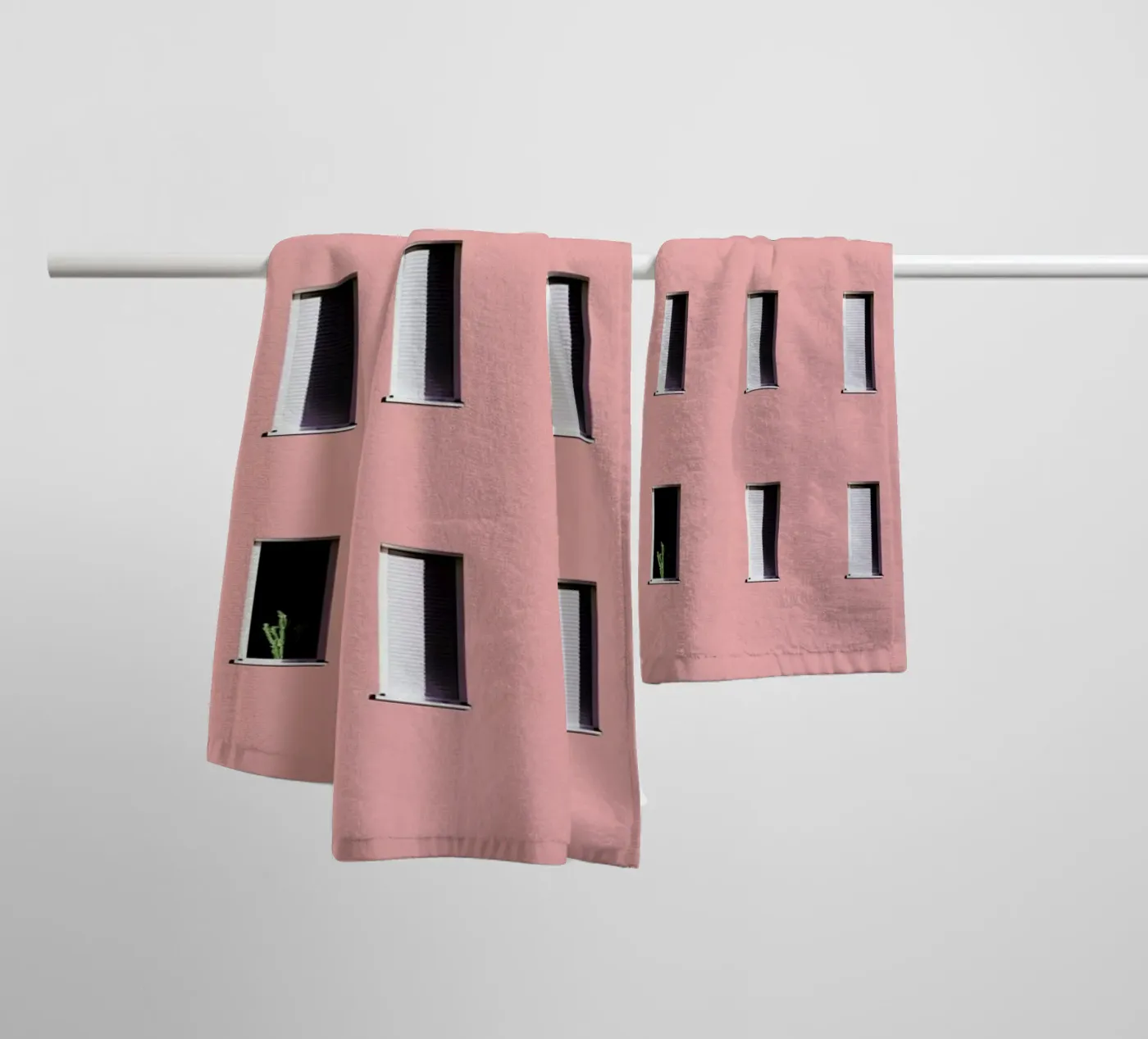 Sunbathing Cactus towel by Rupert Höller