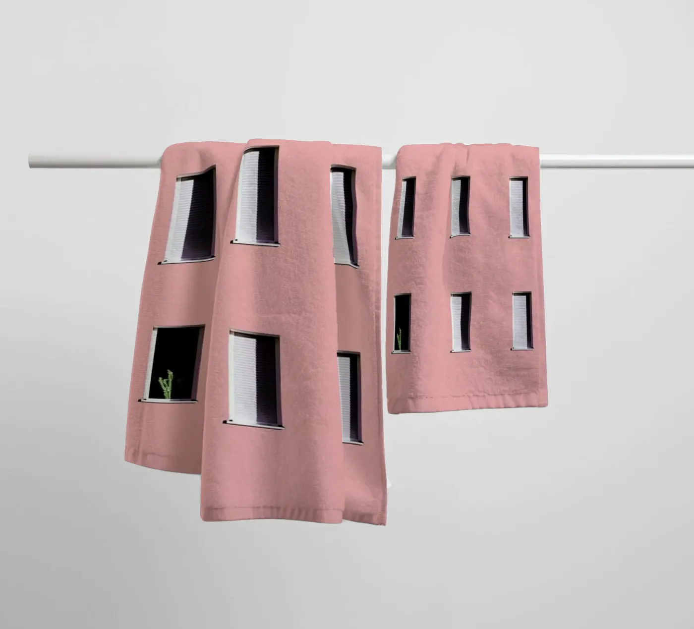 Sunbathing Cactus towel by Rupert Höller