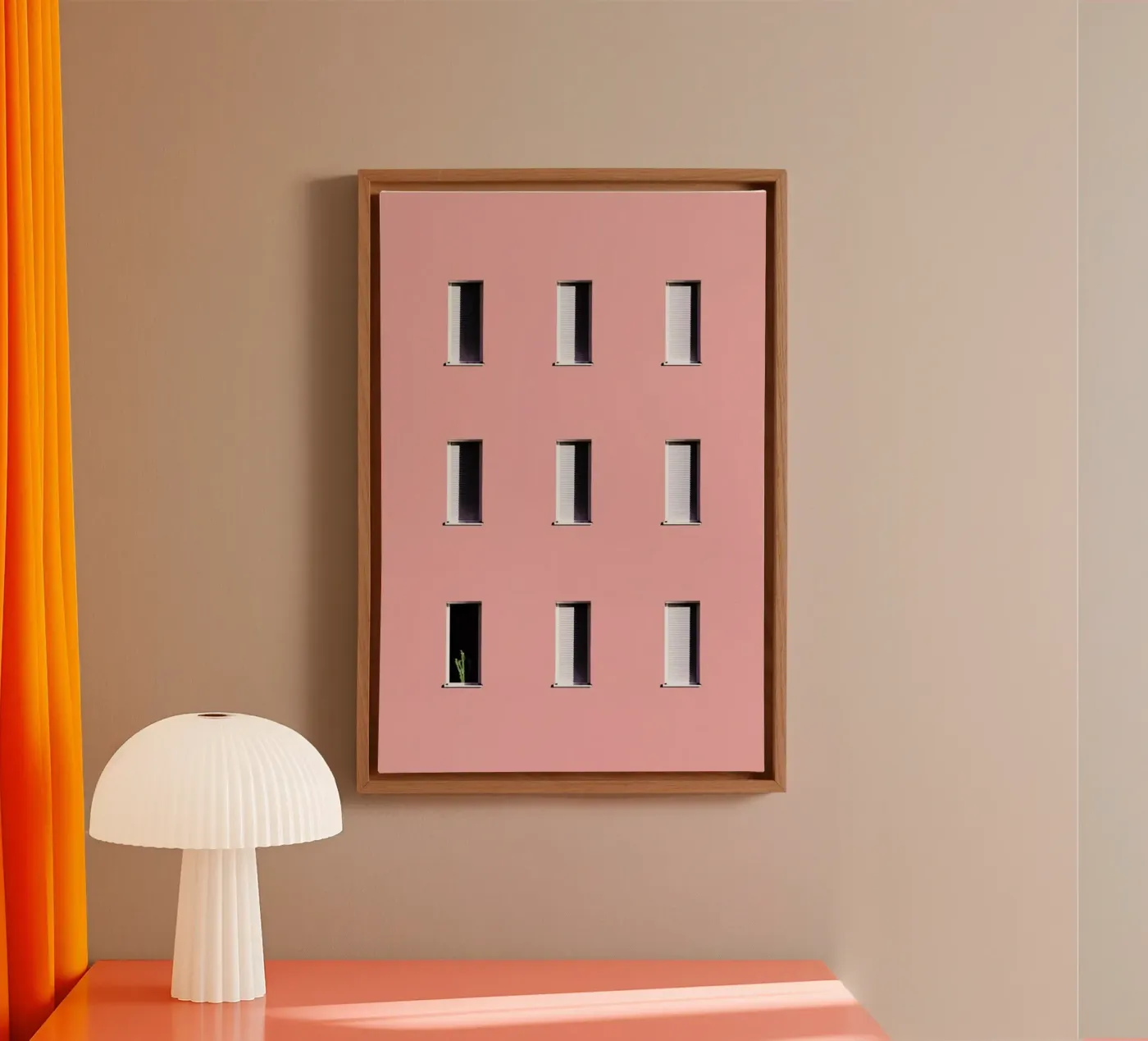 Sunbathing Cactus canvas by Rupert Höller