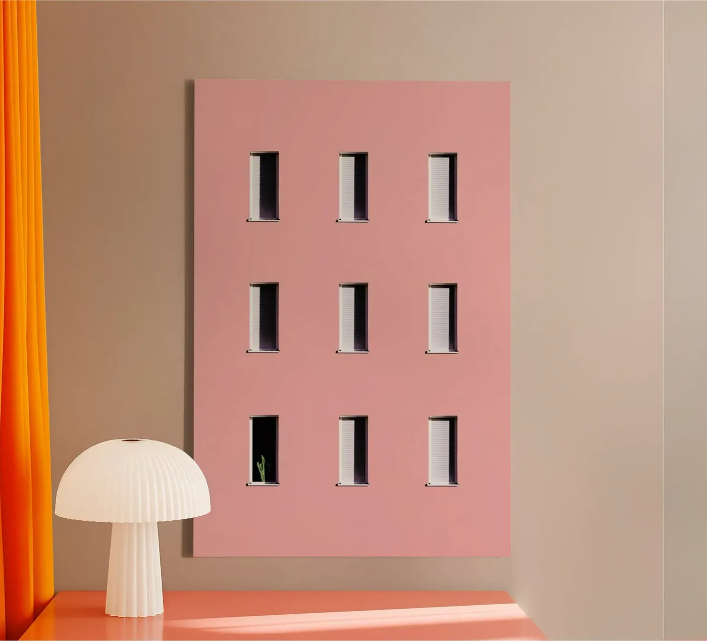 Sunbathing Cactus canvas by Rupert Höller