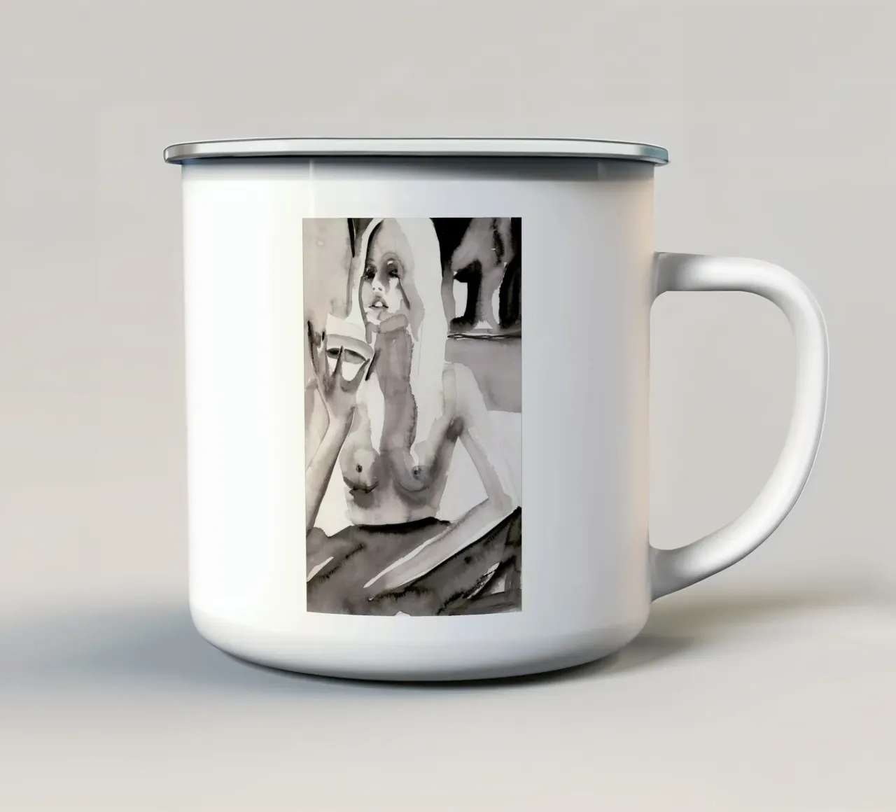 Forever Hopeful tazza in smalto da Victoria Verbaan