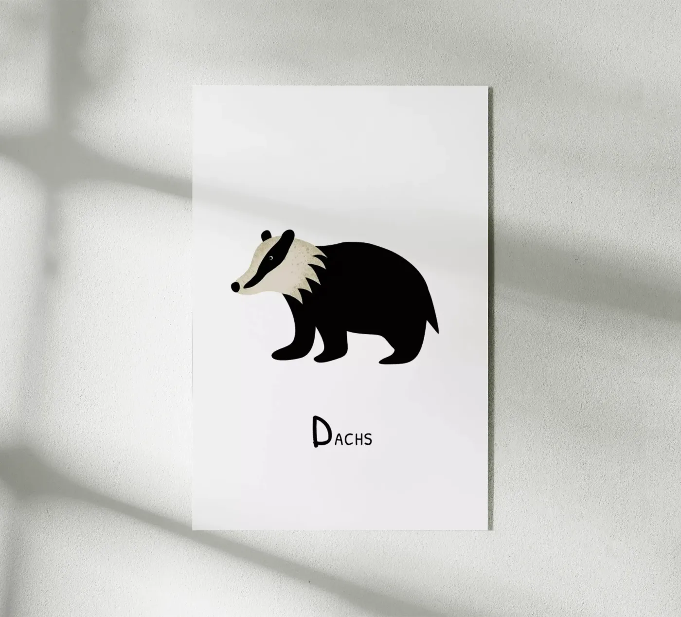 Dachs plexiglass da Little Flourishes