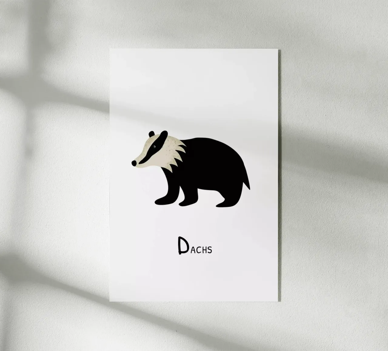 Dachs plexiglass da Little Flourishes