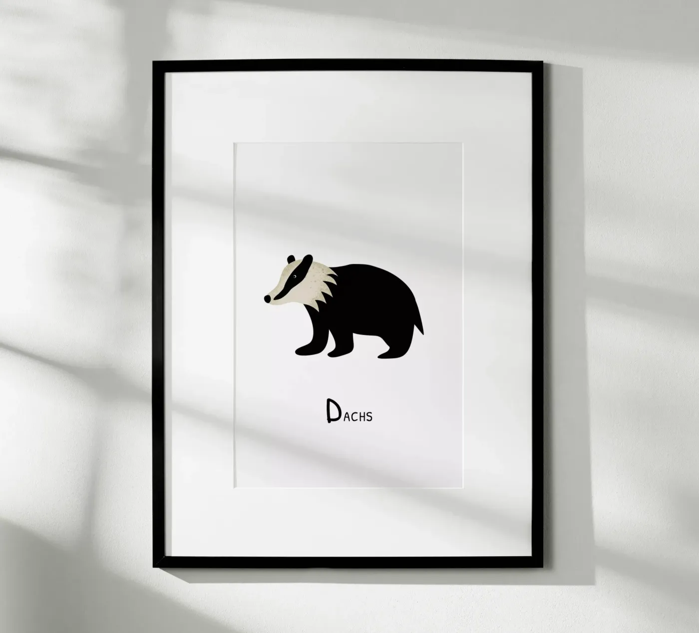 Dachs poster by Little Flourishes