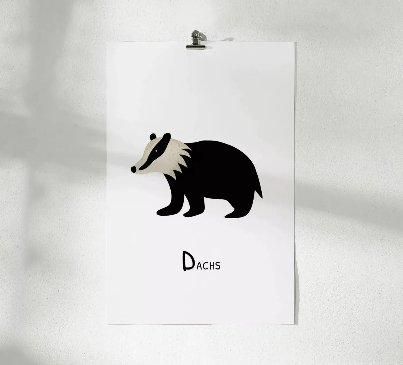Dachs poster by Little Flourishes