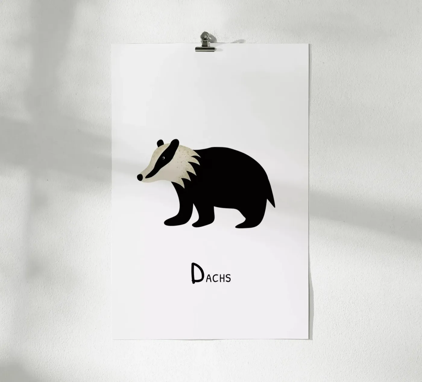 Dachs poster da Little Flourishes