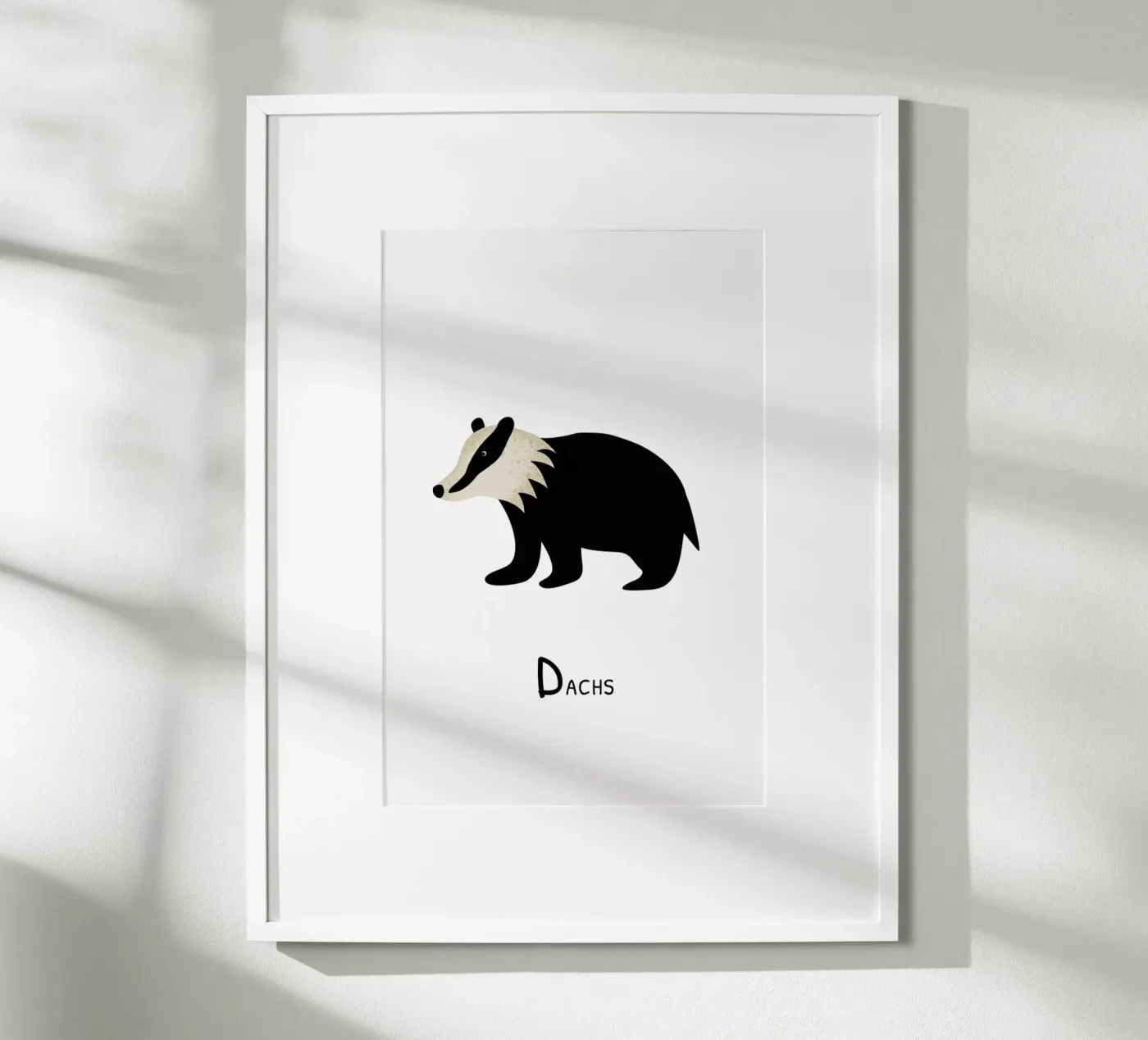 Dachs poster by Little Flourishes