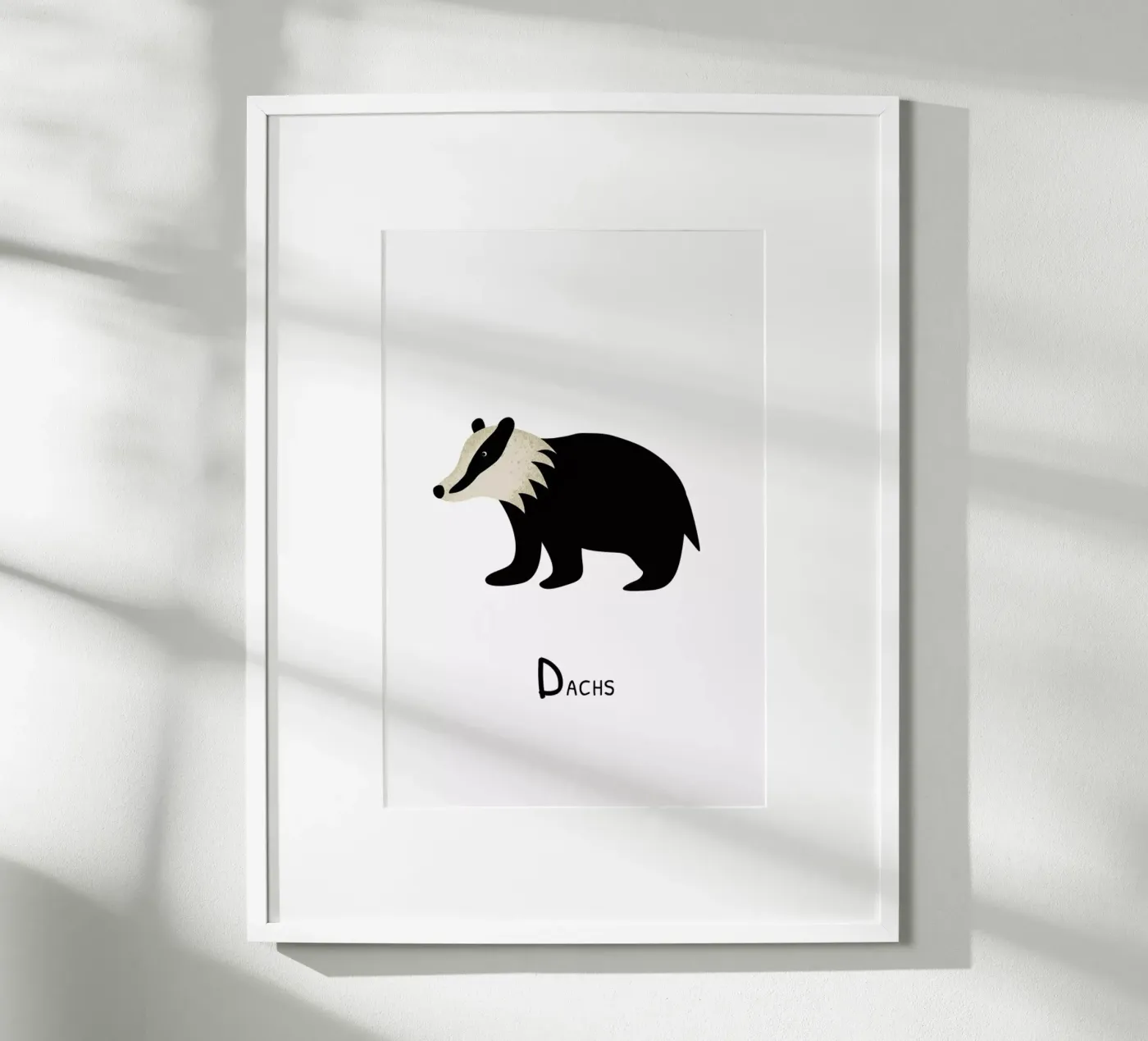 Dachs poster da Little Flourishes