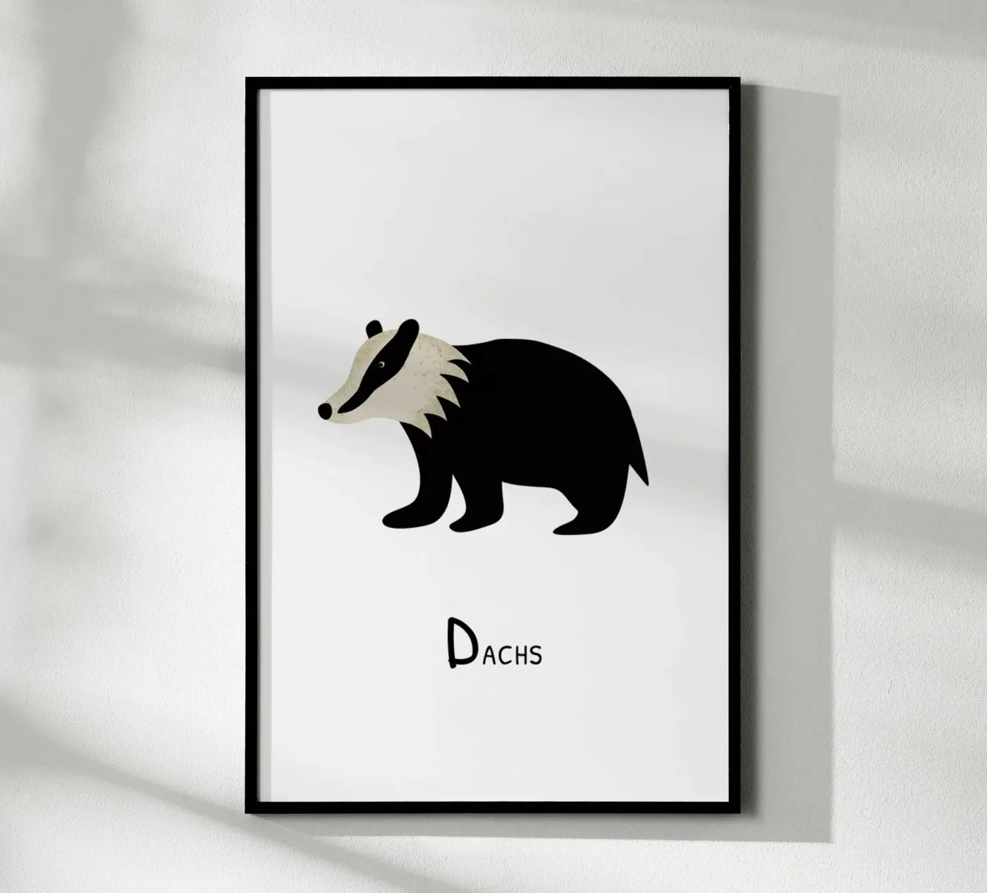 Dachs poster by Little Flourishes