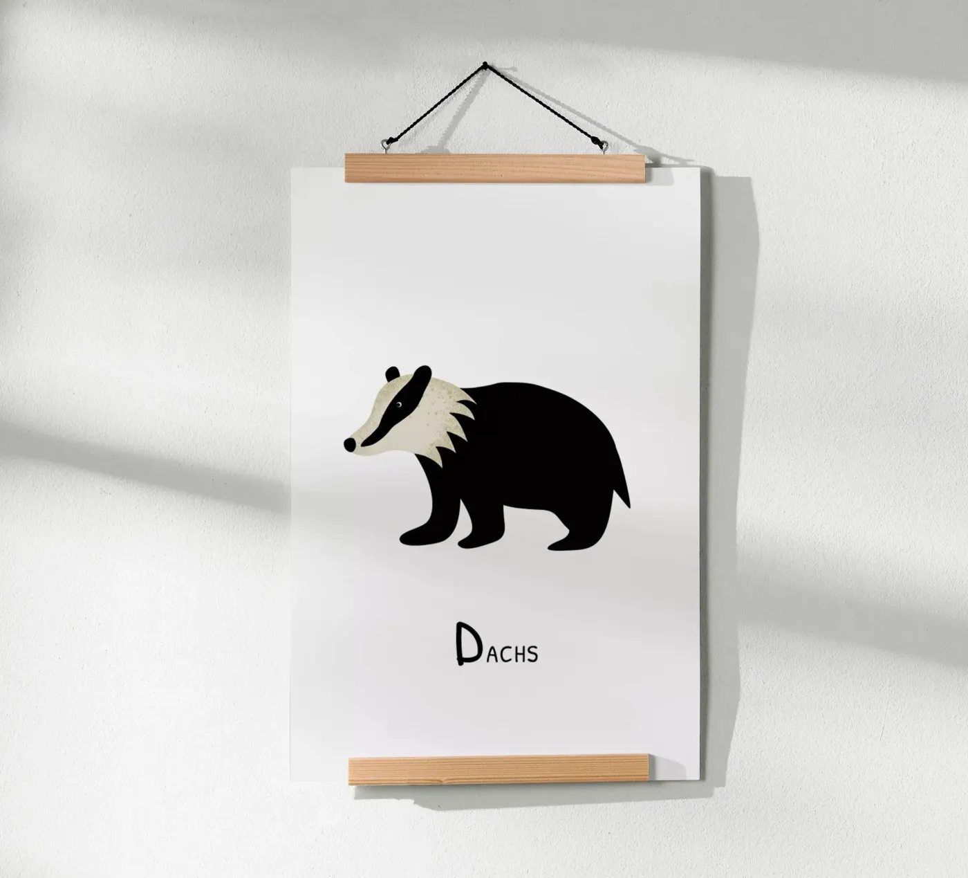 Dachs poster da Little Flourishes