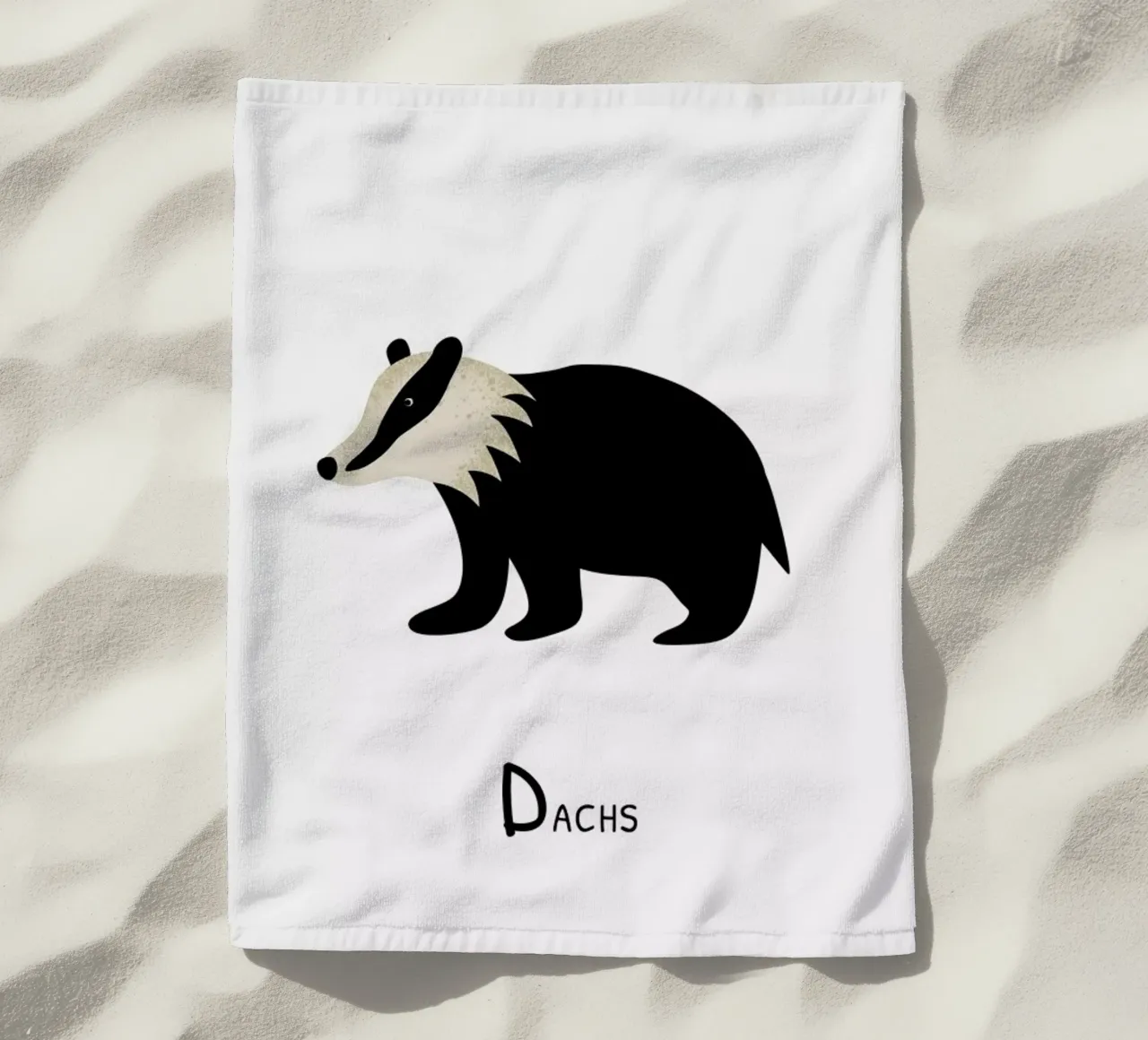 Dachs telo mare da Little Flourishes