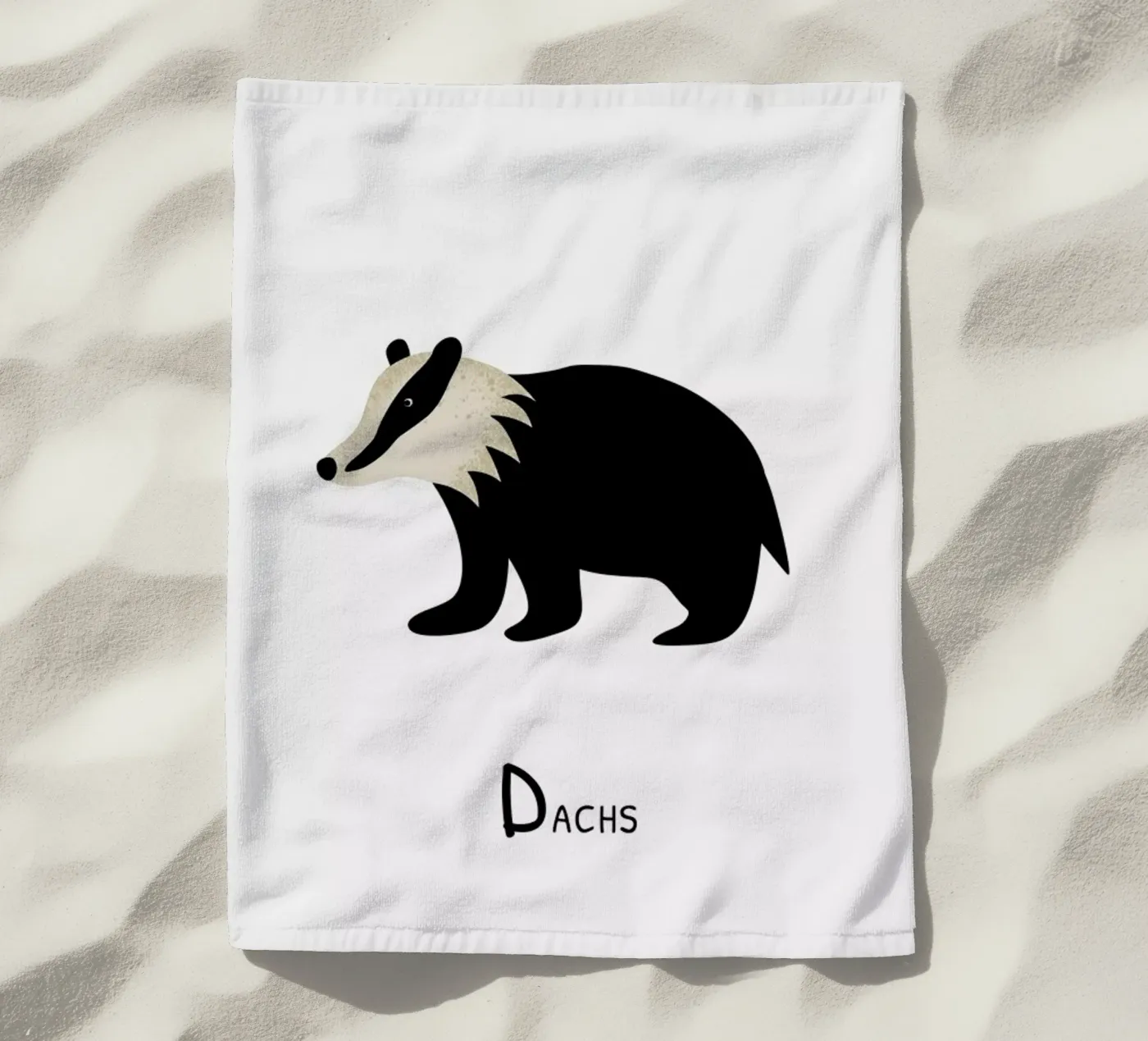 Dachs telo mare da Little Flourishes