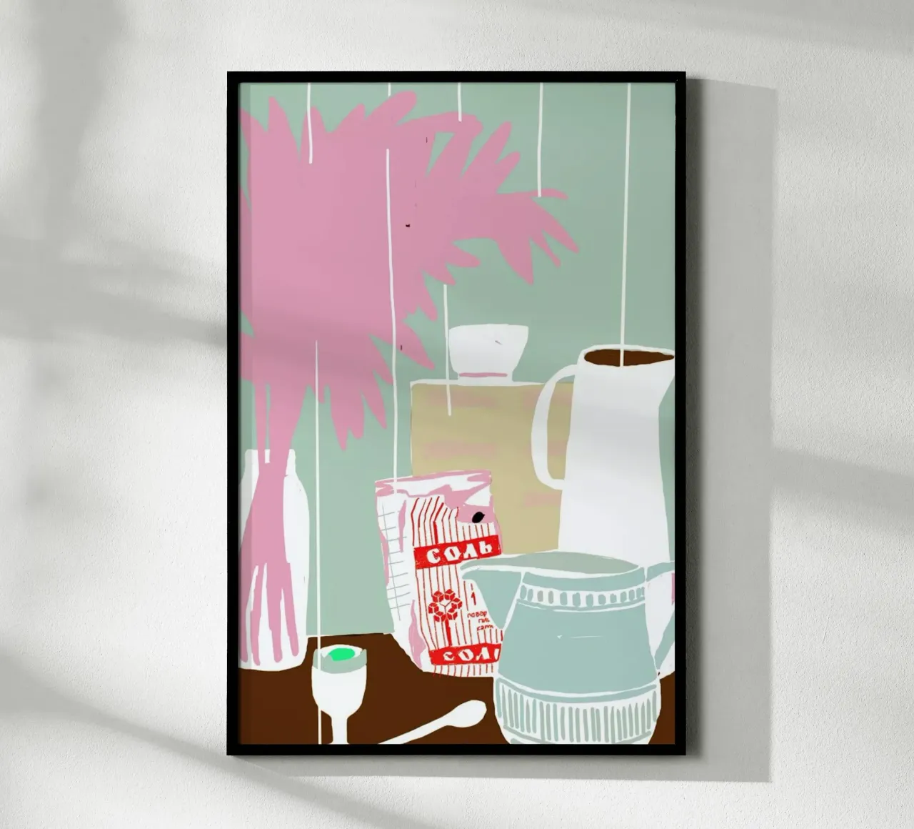 Stillleben Frühstück 1 poster con telaio in plastica da Eva Wünsch