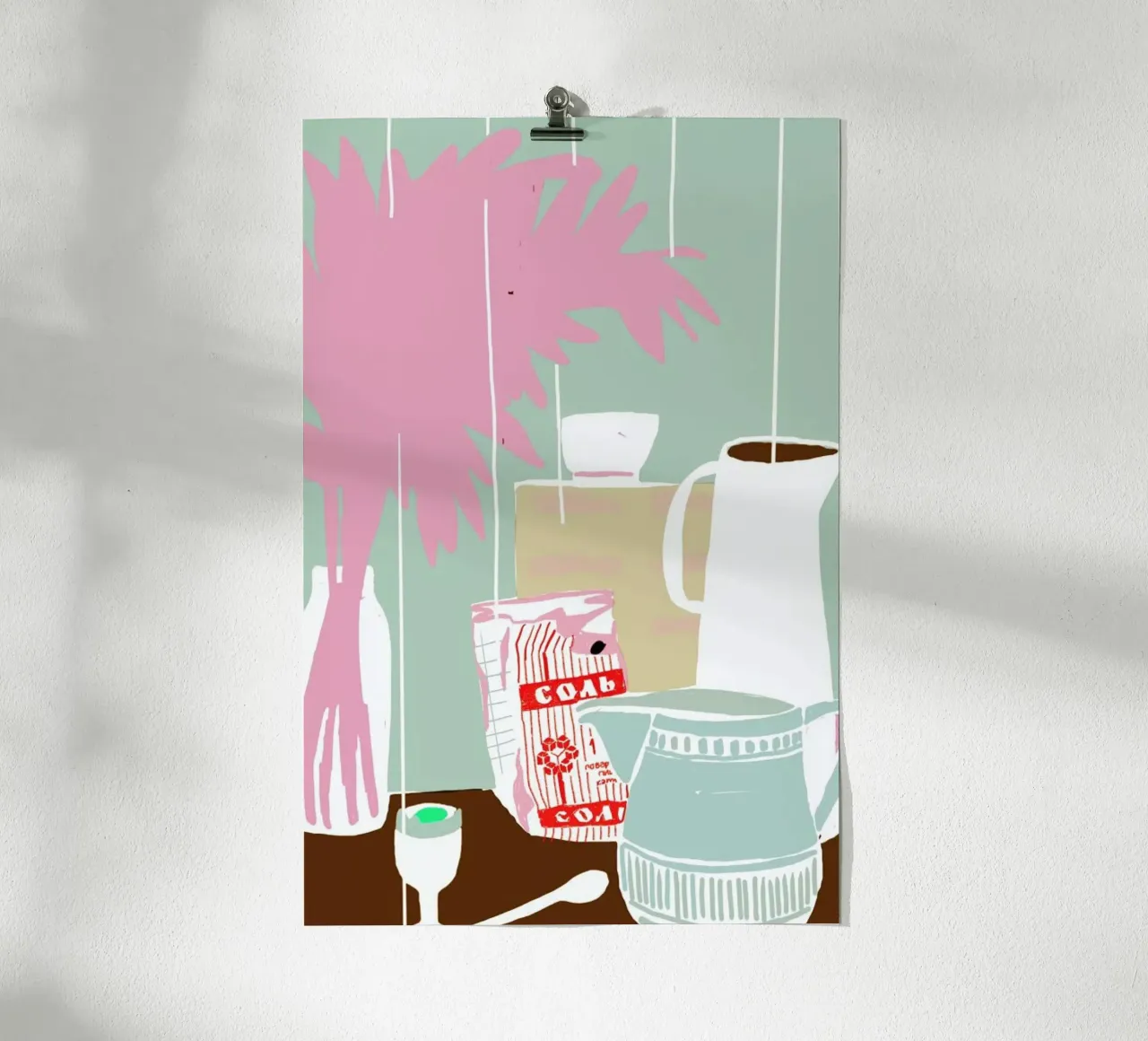 Stillleben Frühstück 1 poster con telaio in plastica da Eva Wünsch