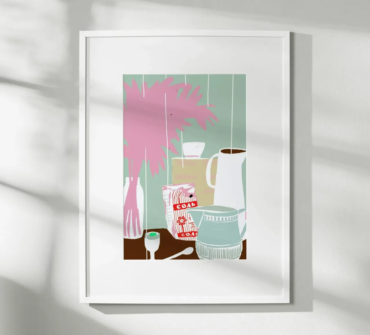 Stillleben Frühstück 1 poster con telaio in plastica da Eva Wünsch