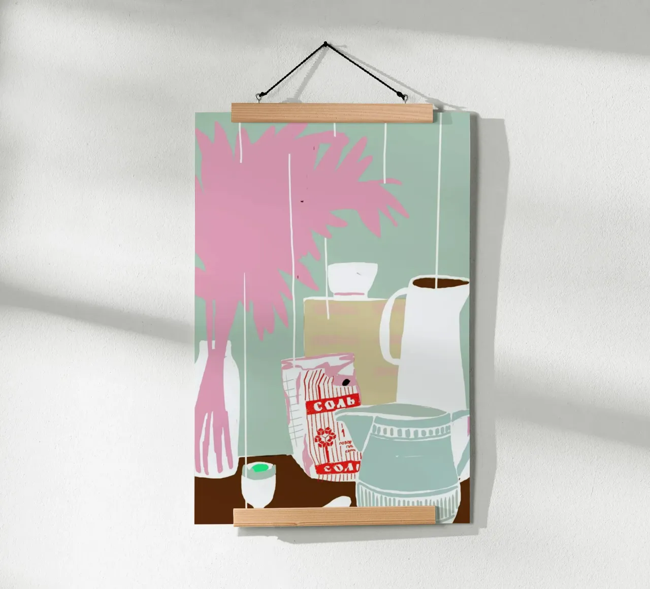 Stillleben Frühstück 1 poster con telaio in plastica da Eva Wünsch