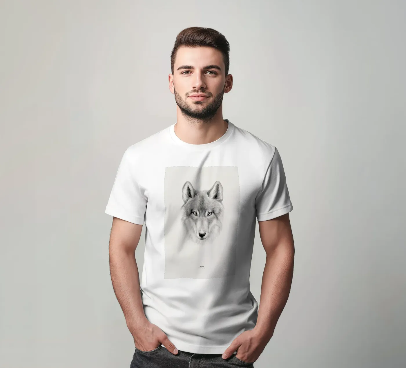 Wolf t-shirt da Flora & Fauna