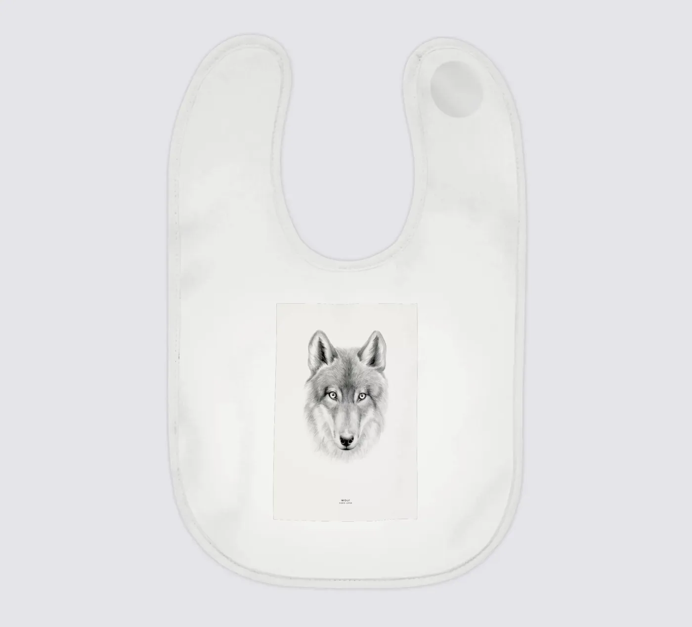 Wolf Babylätzchen von Flora & Fauna