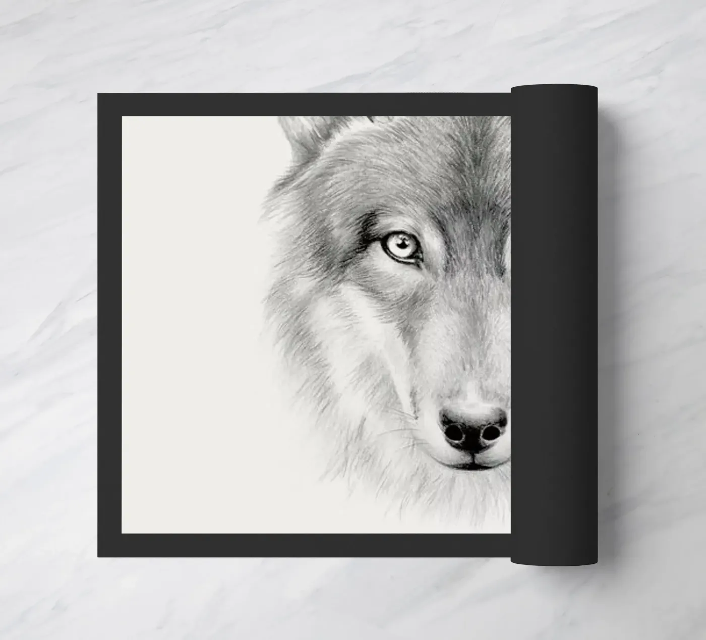 Wolf doormat by Flora & Fauna