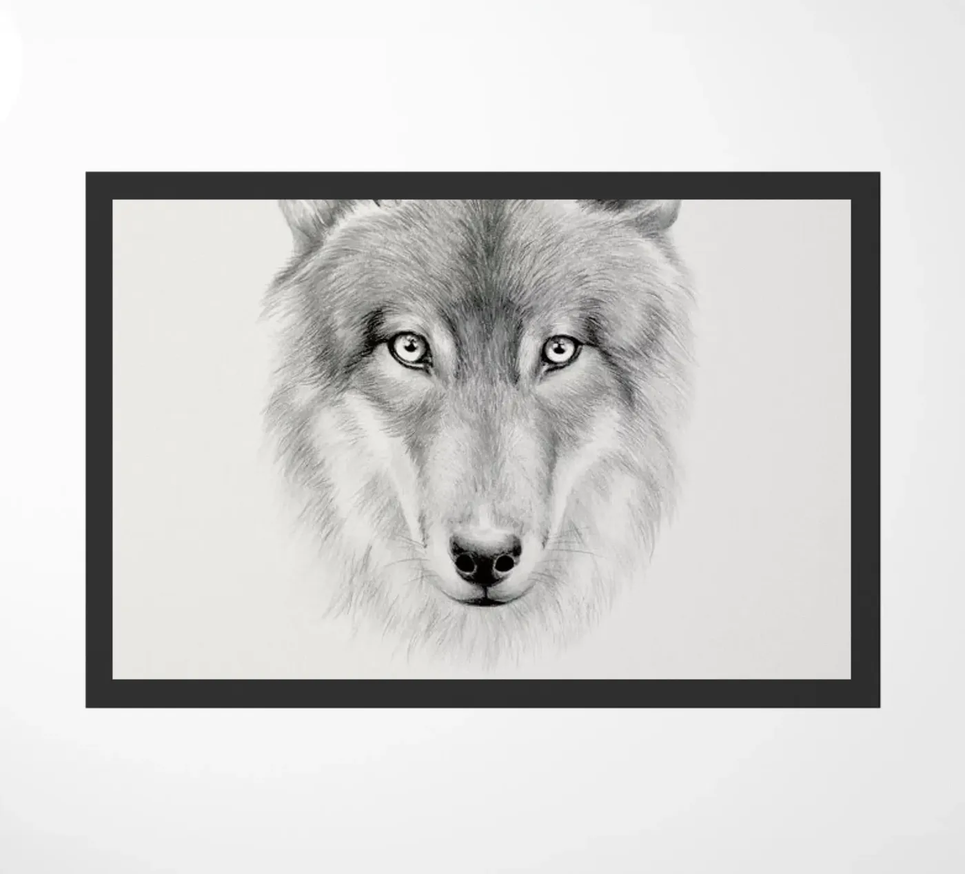 Wolf Fußmatte von Flora & Fauna