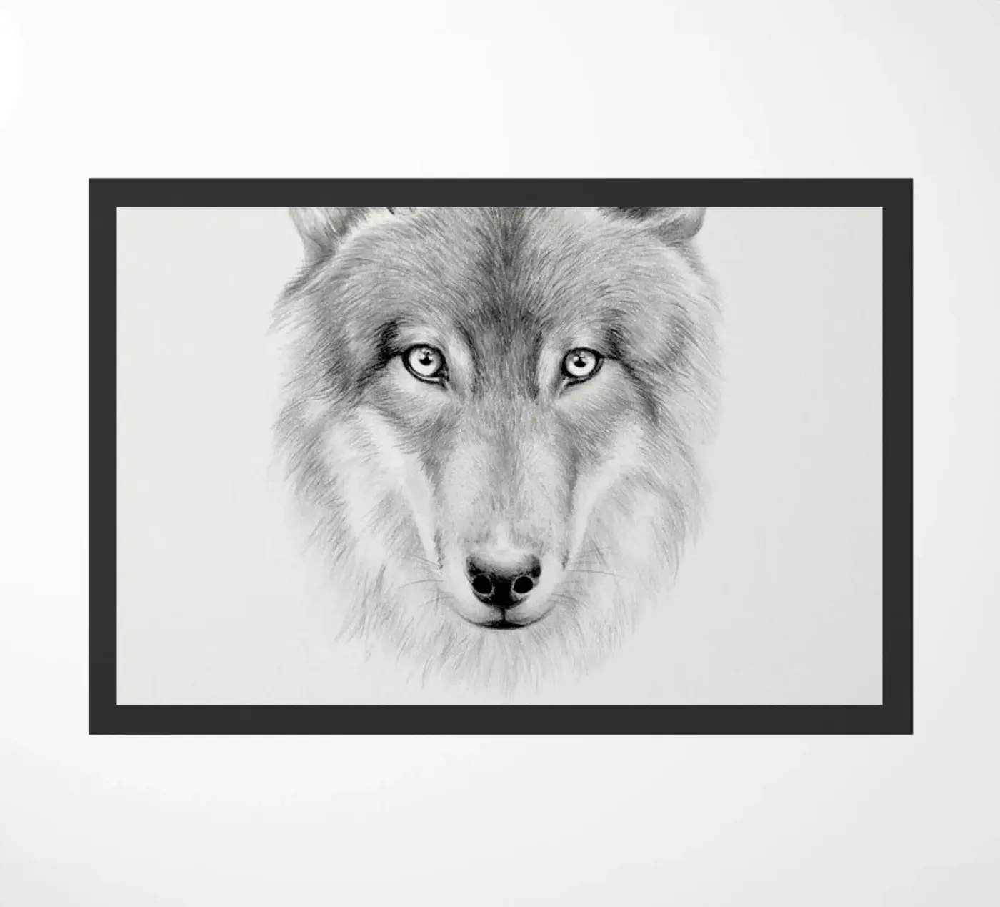 Wolf doormat by Flora & Fauna