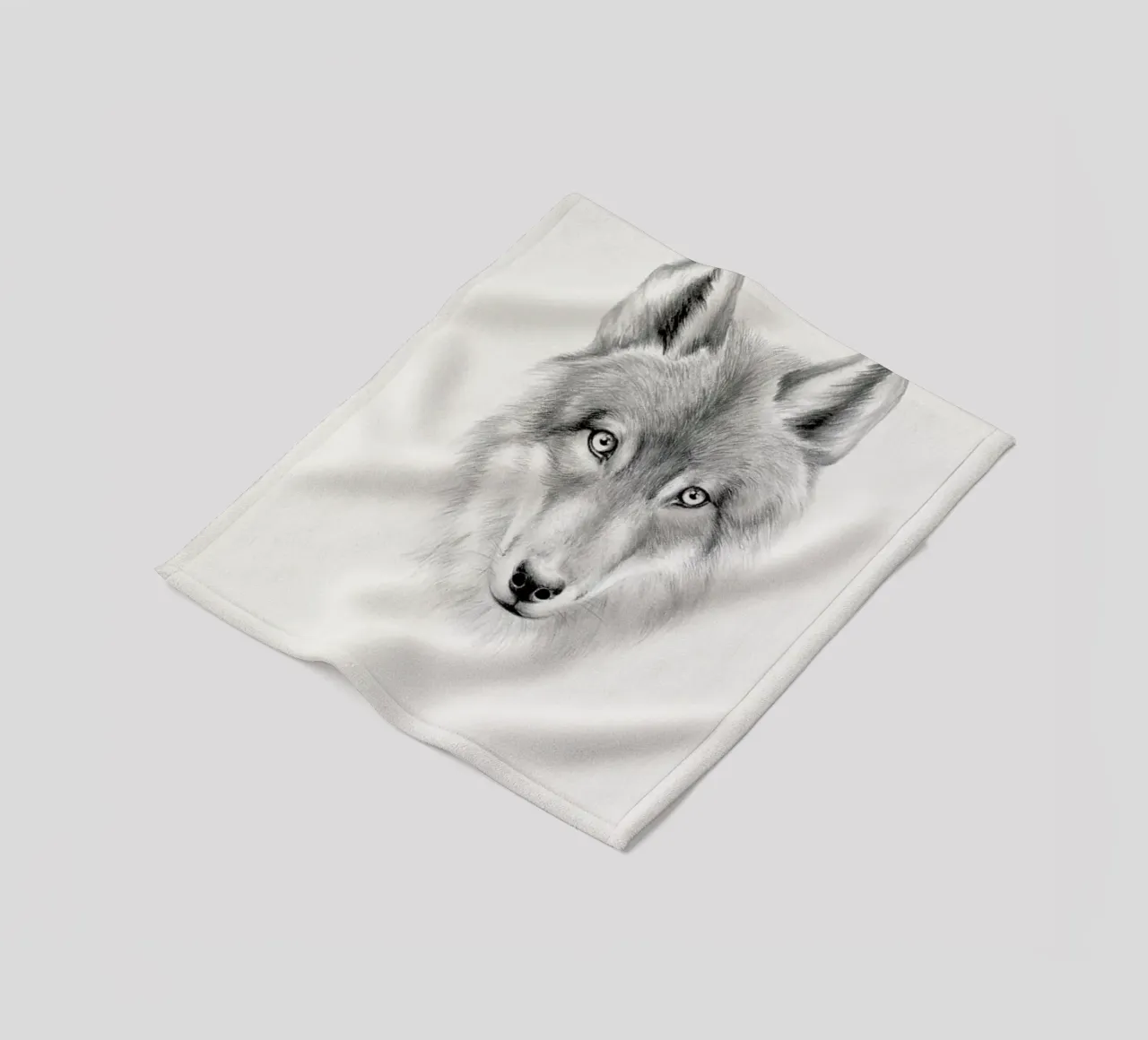 Wolf Fleecedecke von Flora & Fauna