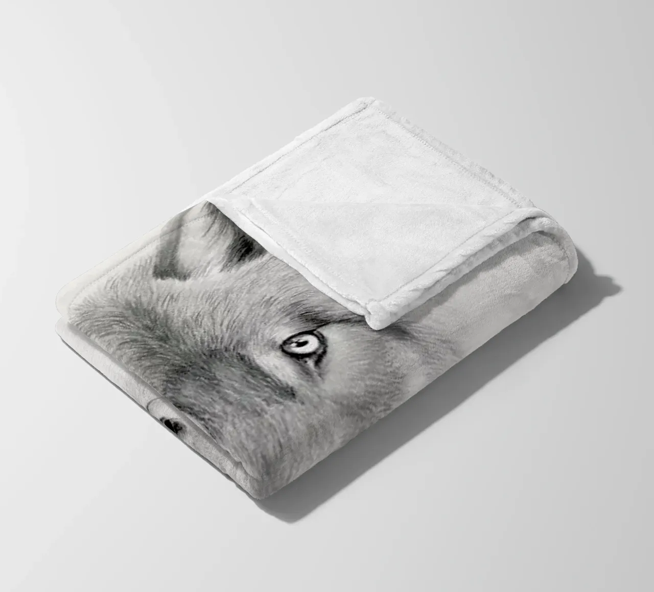 Wolf Fleecedecke von Flora & Fauna