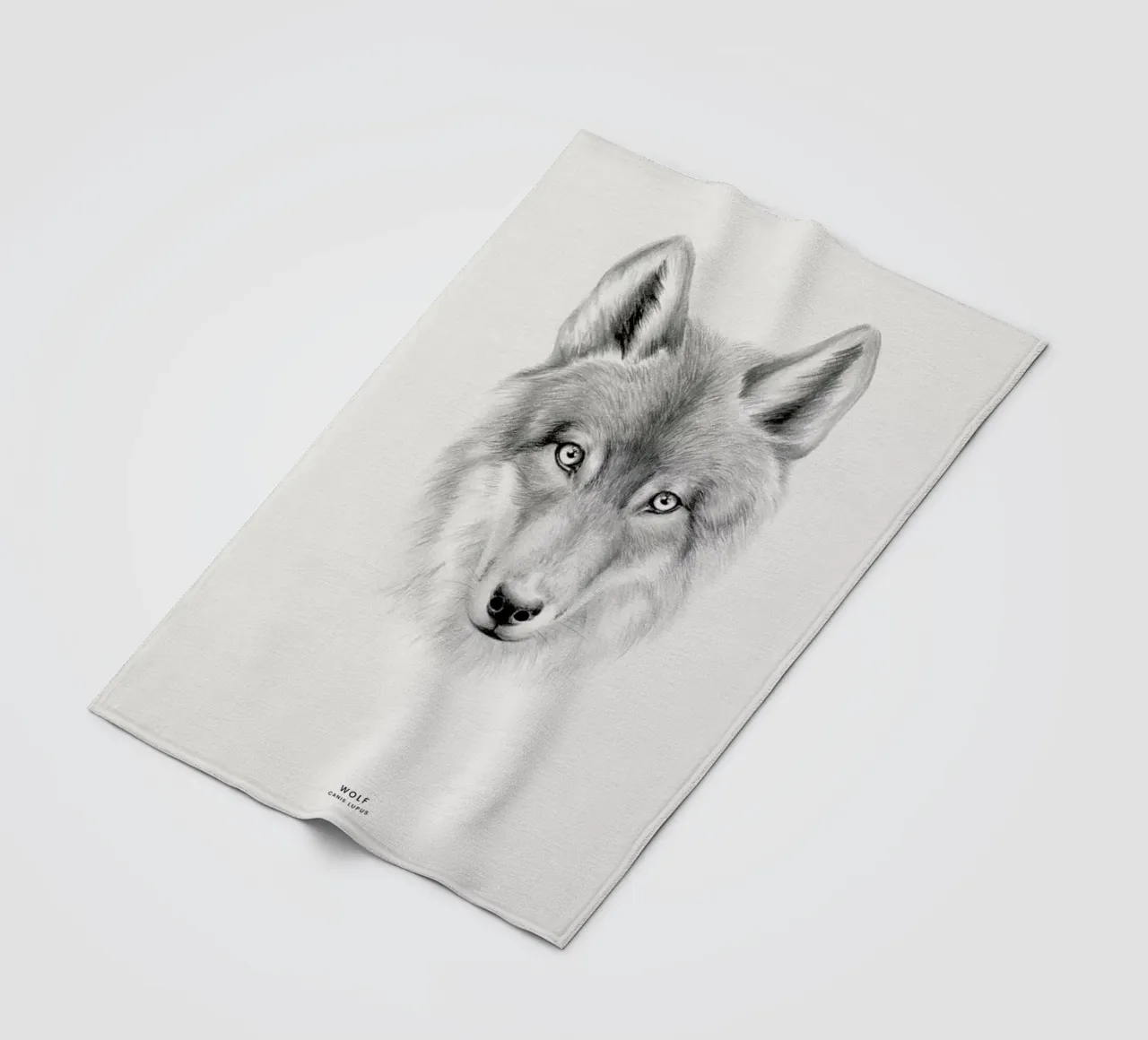 Wolf Fleecedecke von Flora & Fauna