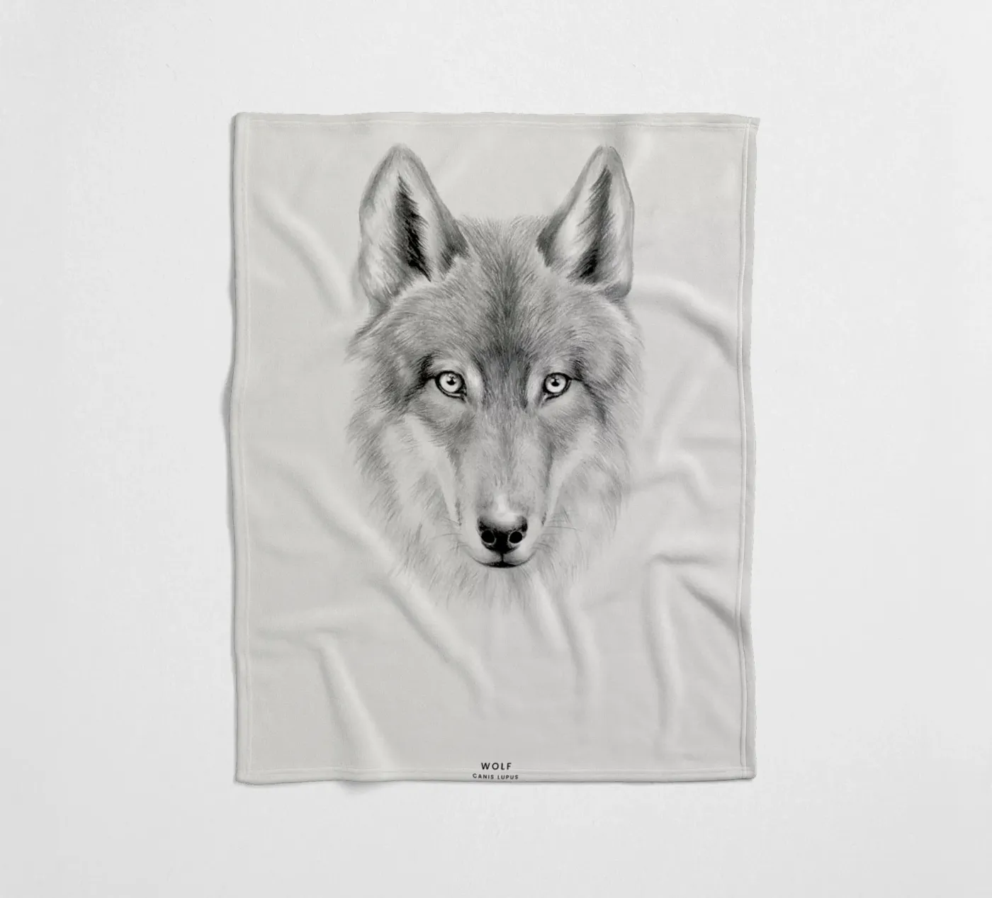 Wolf fleecedeken van Flora & Fauna