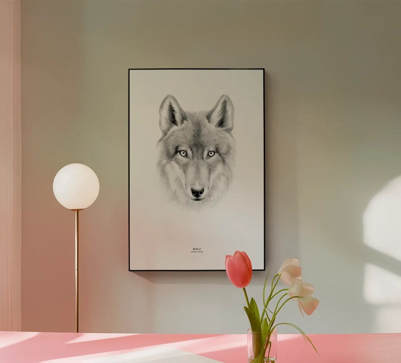 Wolf plexiglass da Flora & Fauna